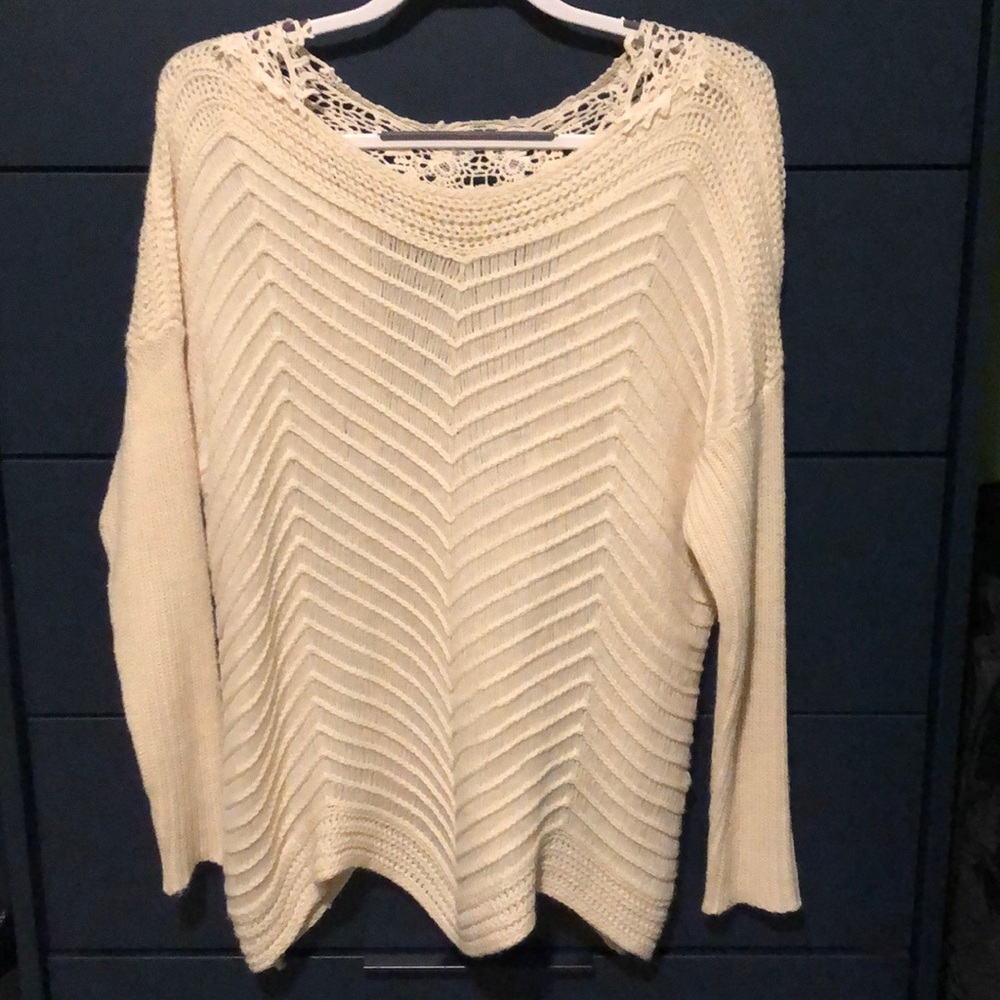 Boho Crochet Sweater
